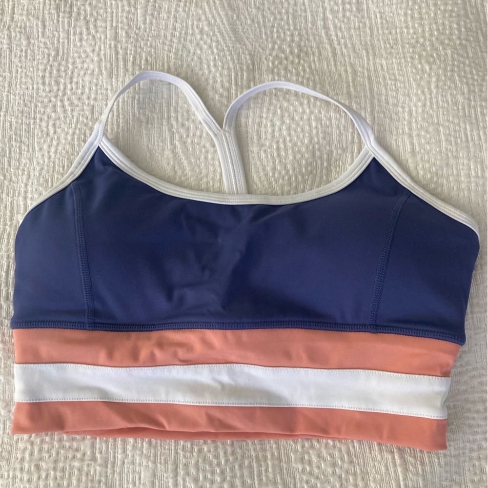 Z Supply color block sports bra size S